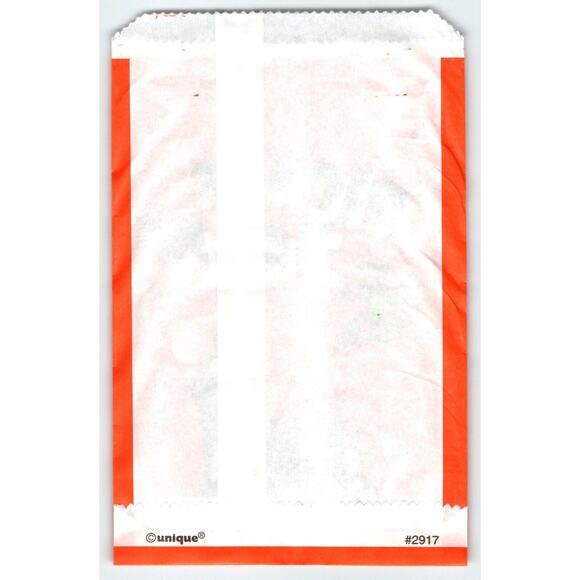 Trick Or Treat Halloween Candy Goodie Bag Flying Green Face Witch On Broom Moon - Picture 2 of 2